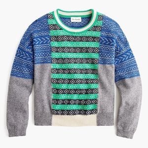 The Reeds x J.Crew Multi Faire Isle Sweater